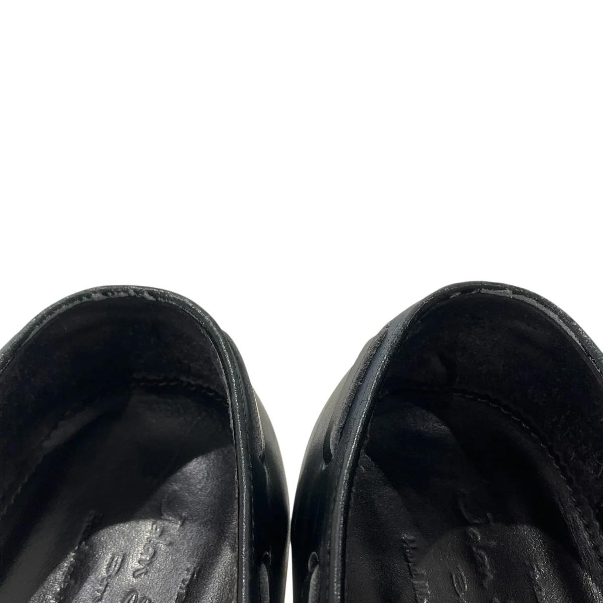98811 BLACK CALF DAINITE SOLEタッセルローファー - Image 4