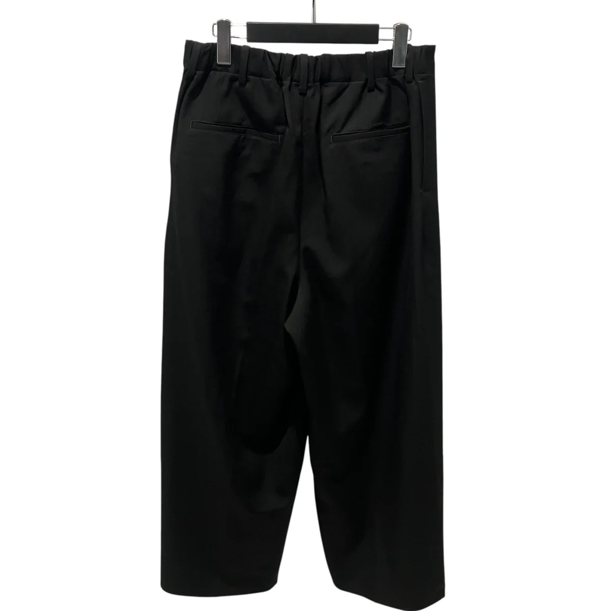 Wool Gabardine Draping Crotch Box Pleats TrousersタックパンツN-25A-027 - Image 2
