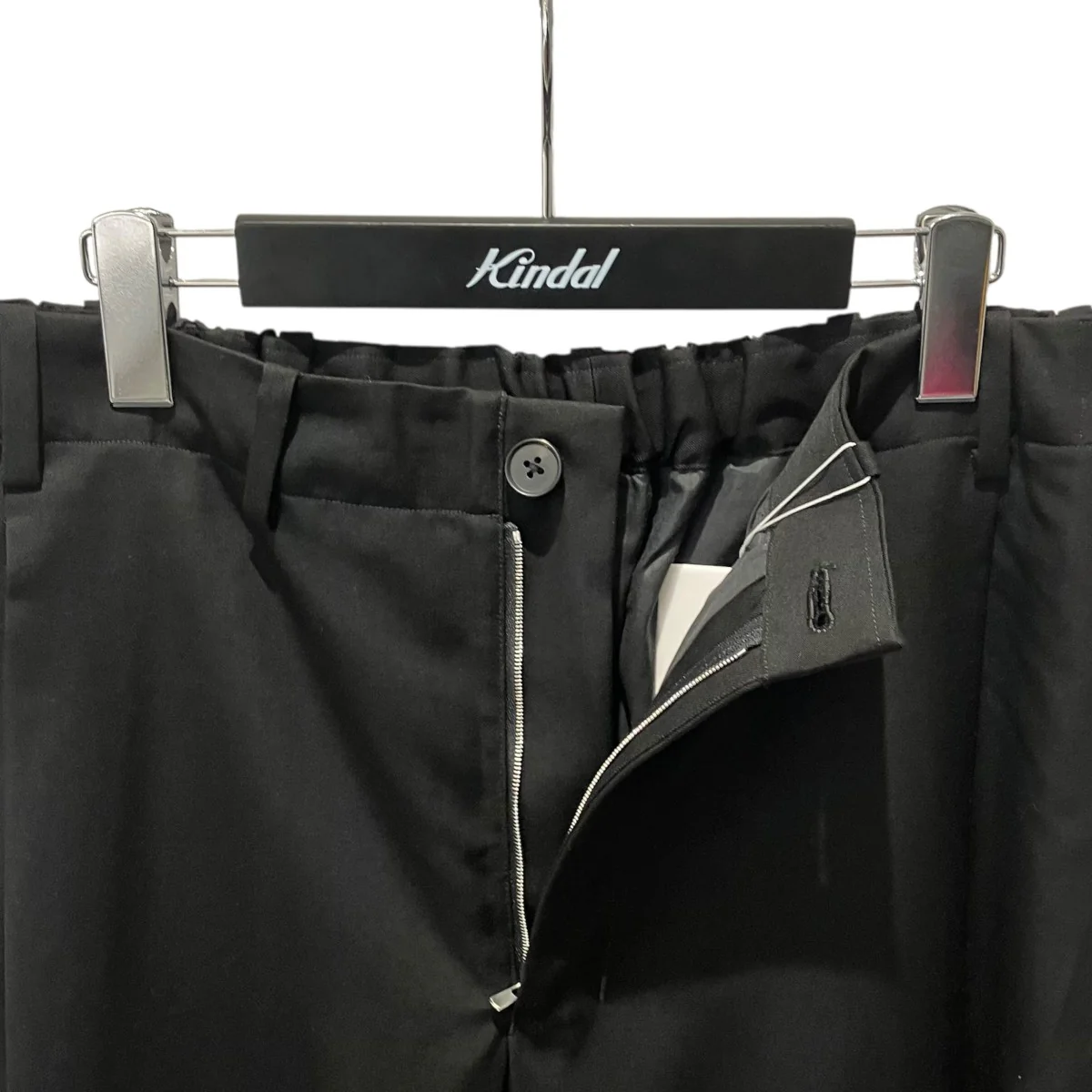 Wool Gabardine Draping Crotch Box Pleats TrousersタックパンツN-25A-027 - Image 3