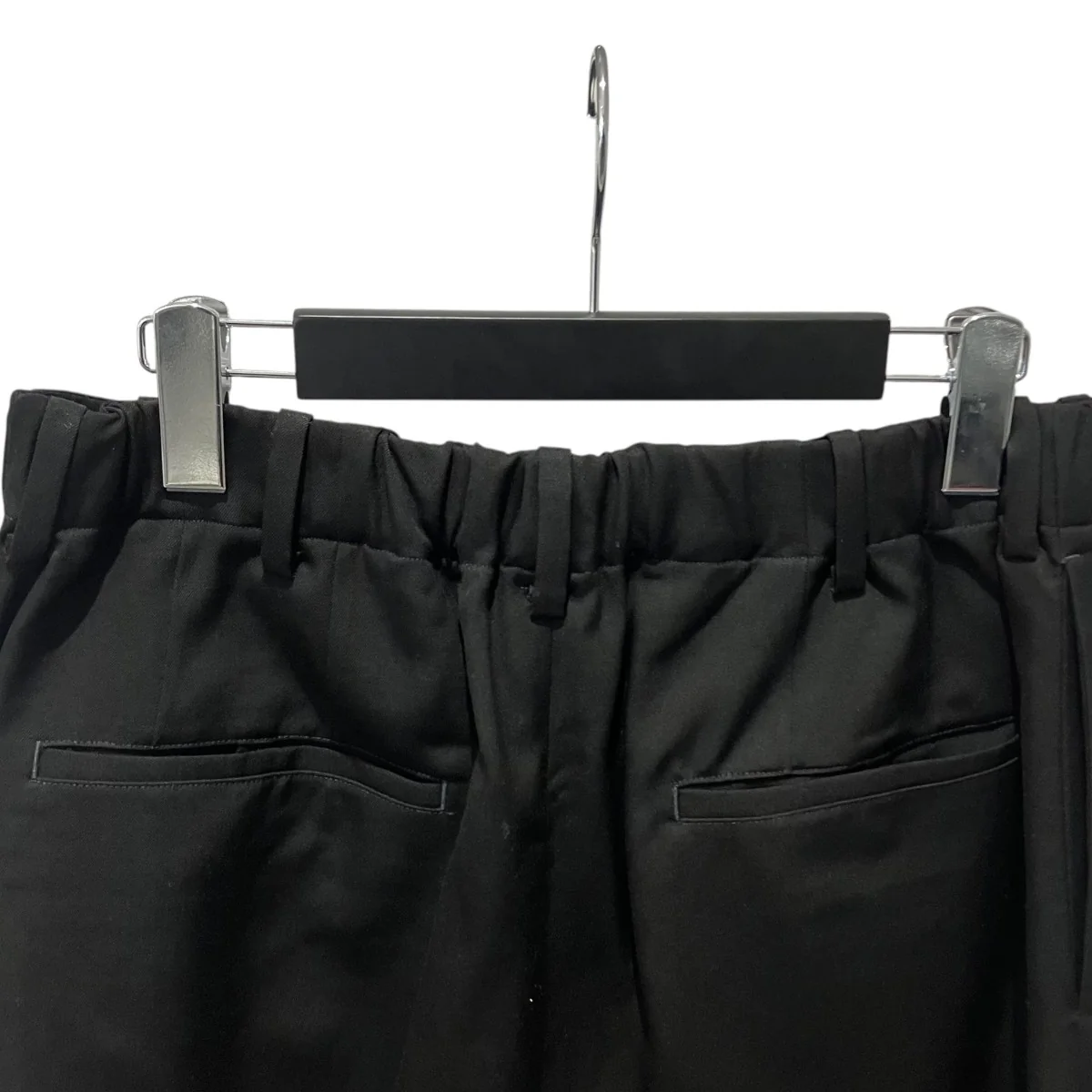 Wool Gabardine Draping Crotch Box Pleats TrousersタックパンツN-25A-027 - Image 5