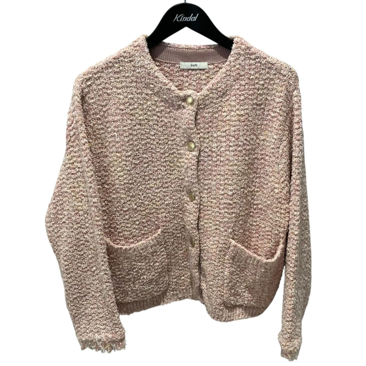 ミックスカラー ニット ジャケットニットジャケット316-21-1037