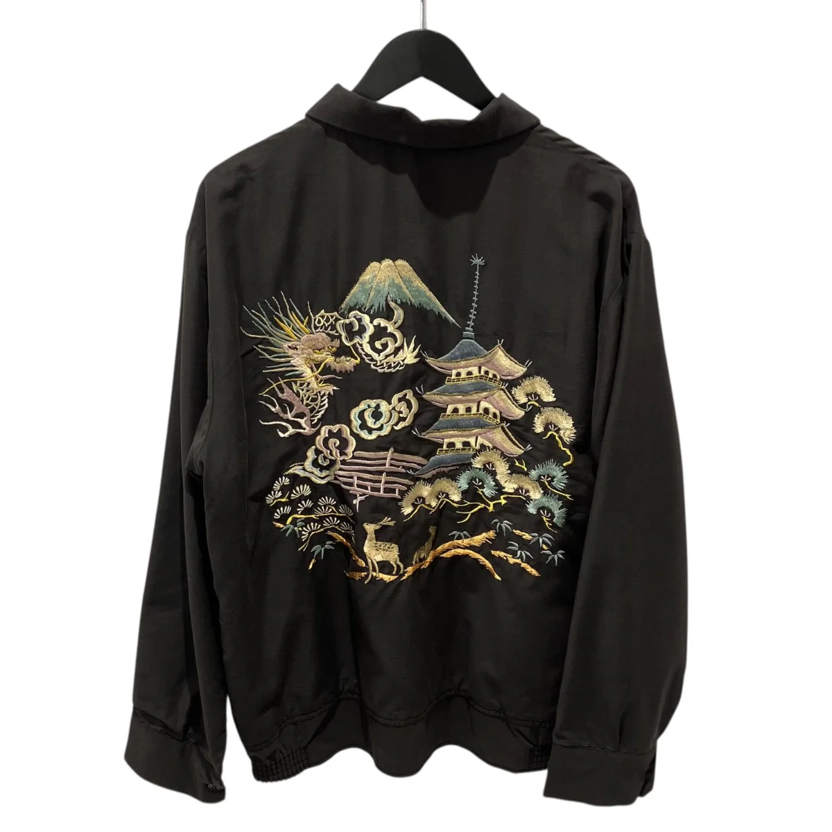 Late 1950s Style Souvenir Jacket LANDSCAPE(AGING MODEL)スカジャンTT15022 - Image 2