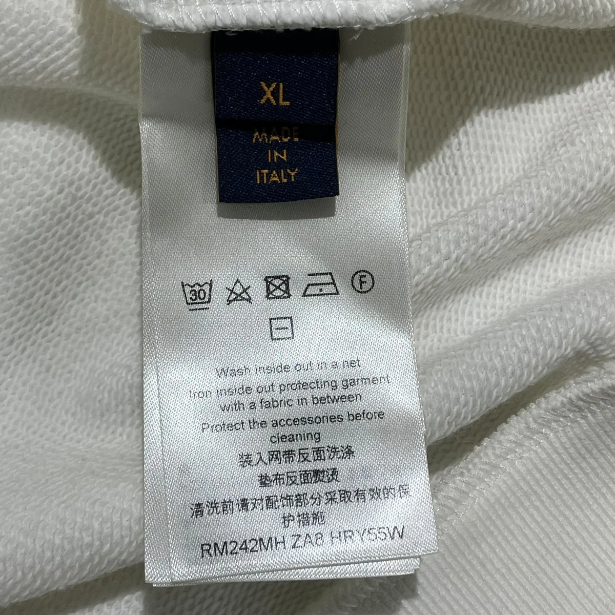 24AWラバーワッペンロゴ プルオーバー スウェットパーカーRM242MH ZA8 HRY55W - Image 5