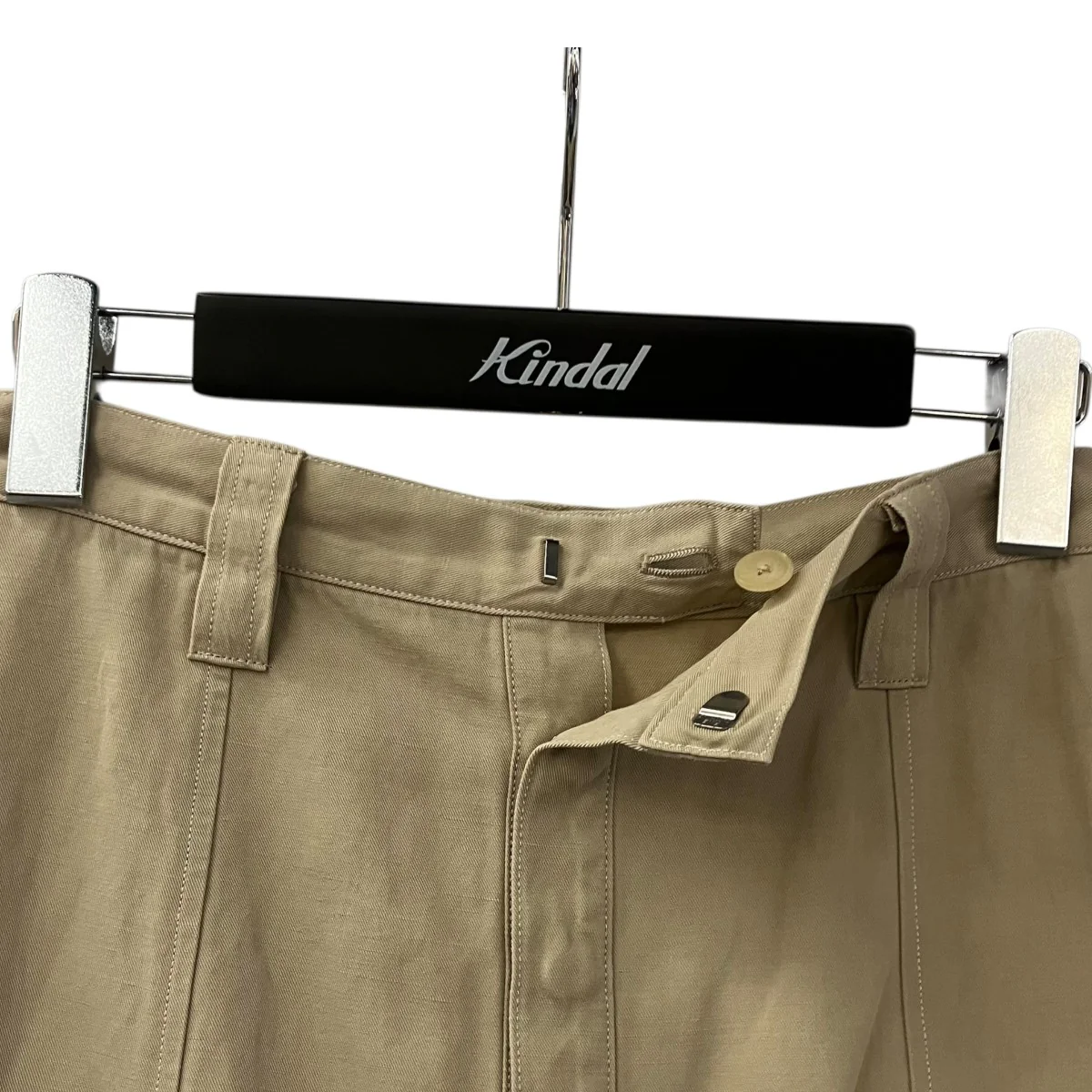 A22SS03LC HARD TWIST FINX LINEN CHINO SKIRTスカート - Image 3