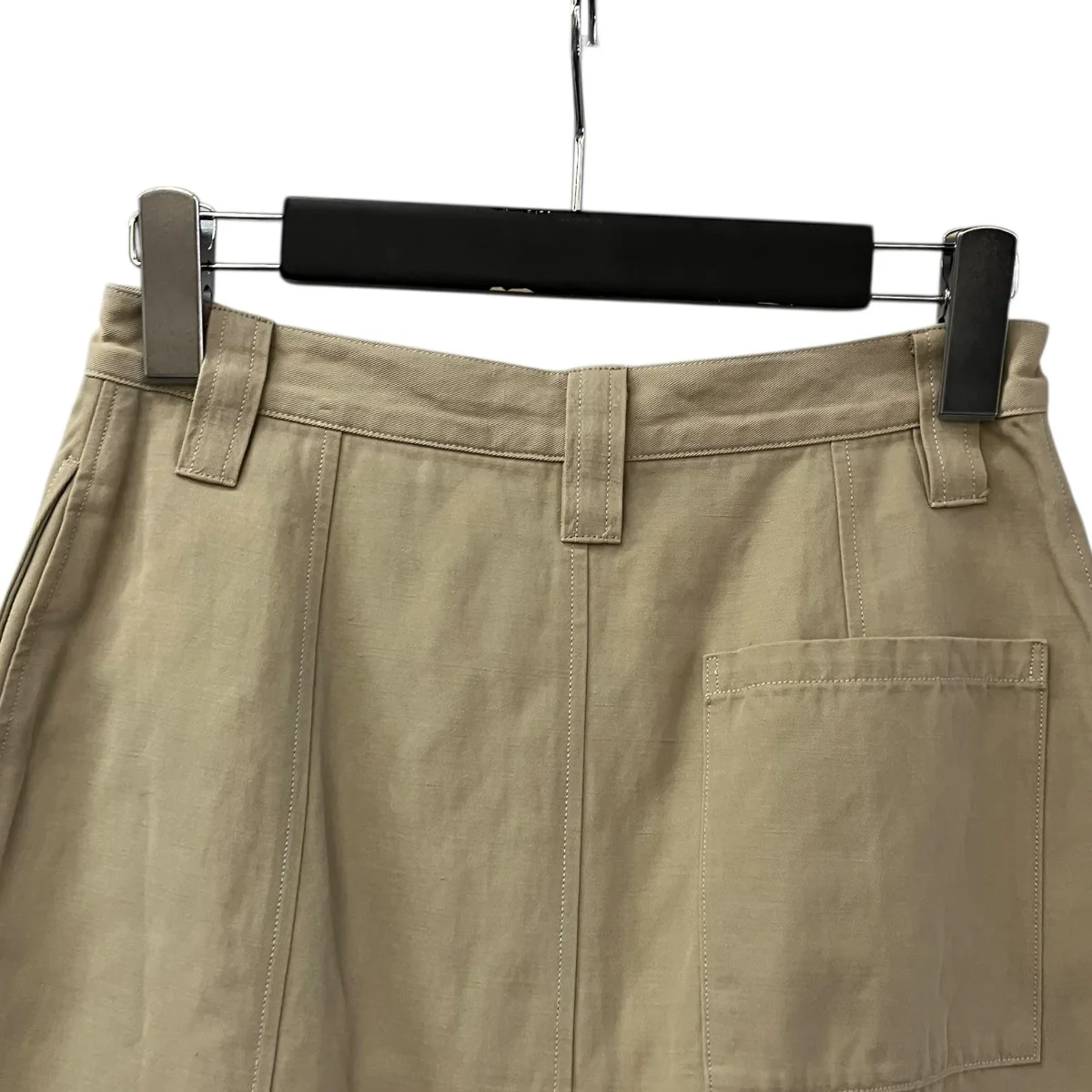 A22SS03LC HARD TWIST FINX LINEN CHINO SKIRTスカート - Image 4