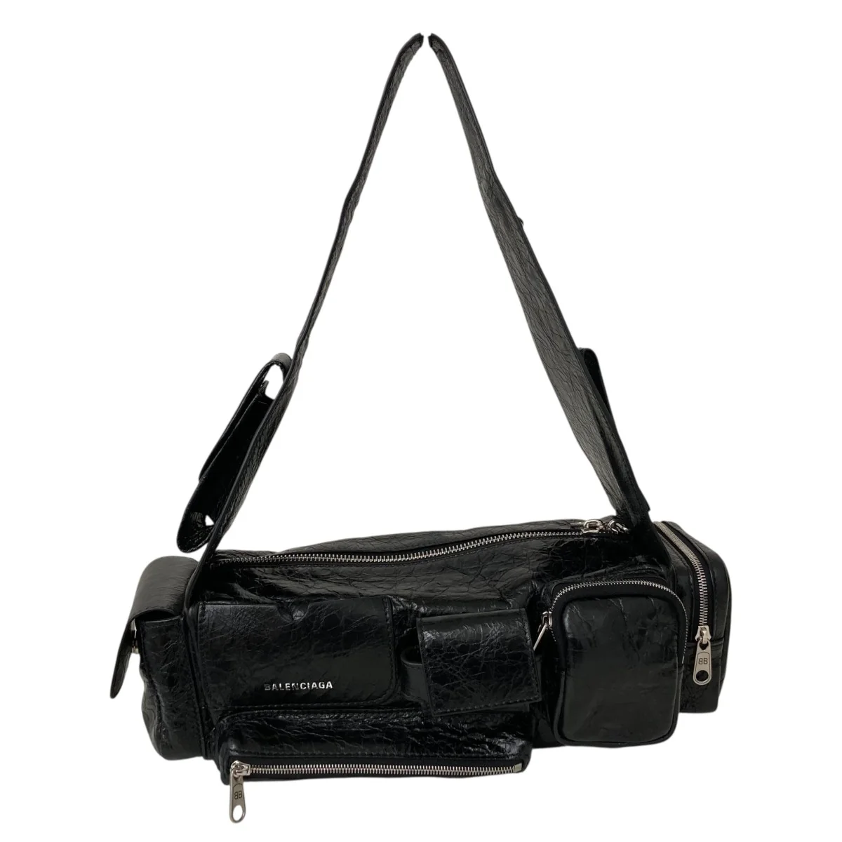 SUPERBUSY SLING BAG XSレザーショルダーバッグ762516