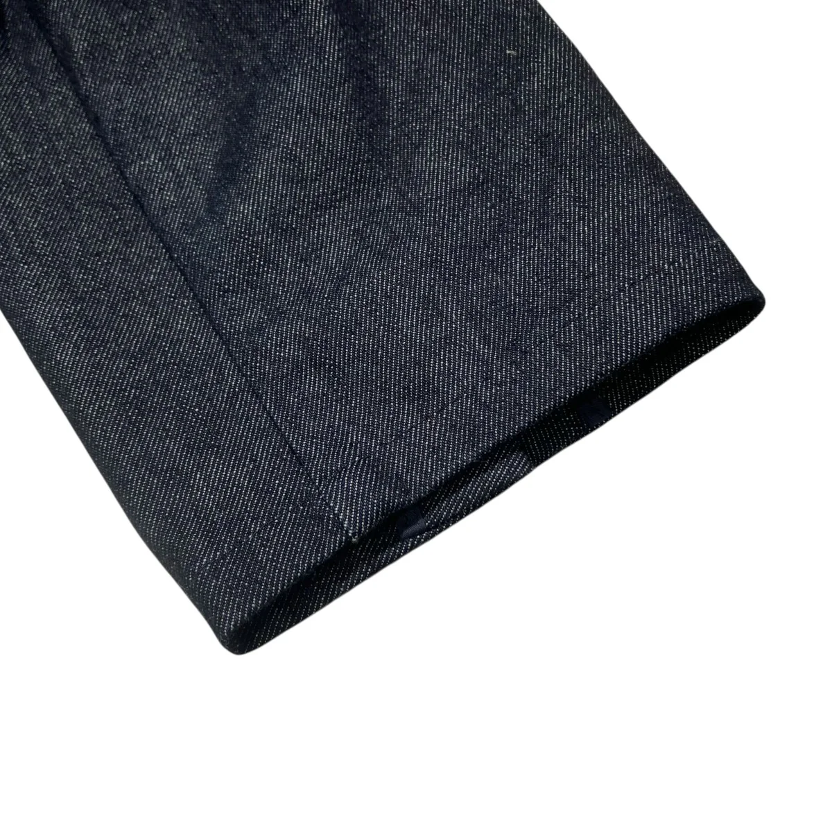 VESTE TWO BUTTON ORGANIC DENIM ONE WASHデニムジャケット - Image 4