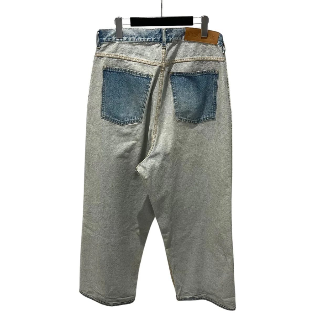 Loose Fit Inside Out DenimワイドデニムパンツID-PT33 - Image 2