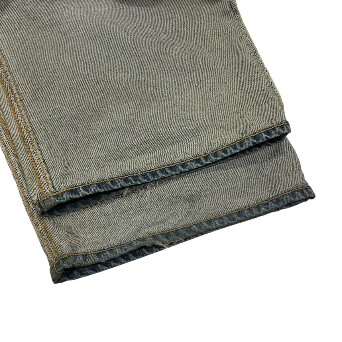 Loose Fit Inside Out DenimワイドデニムパンツID-PT33 - Image 4