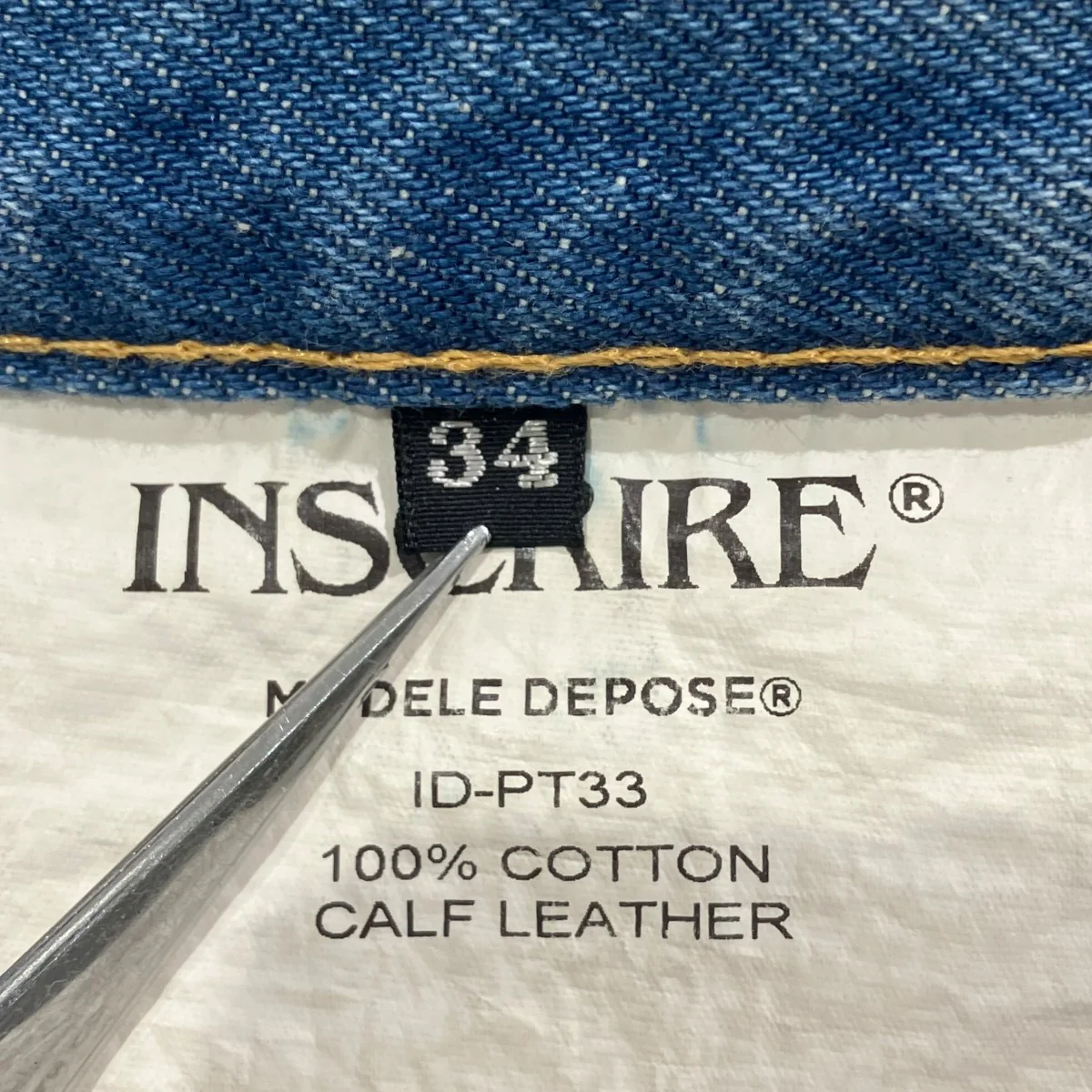 Loose Fit Inside Out DenimワイドデニムパンツID-PT33 - Image 6