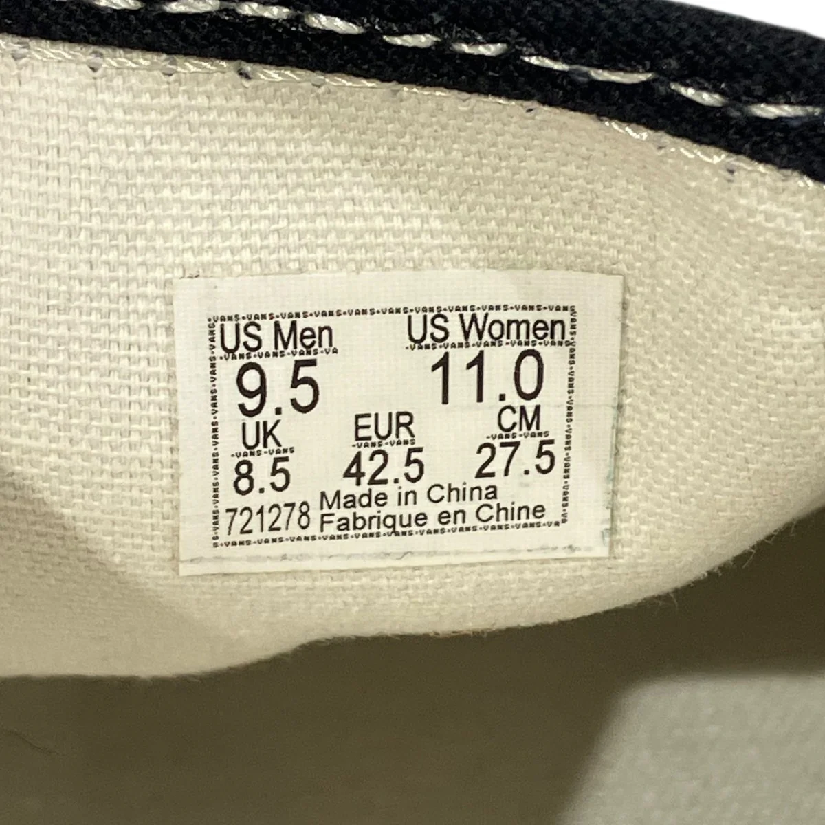 Lx Slip-On Reissue 98 VN000CSEBA2スリッポン - Image 7