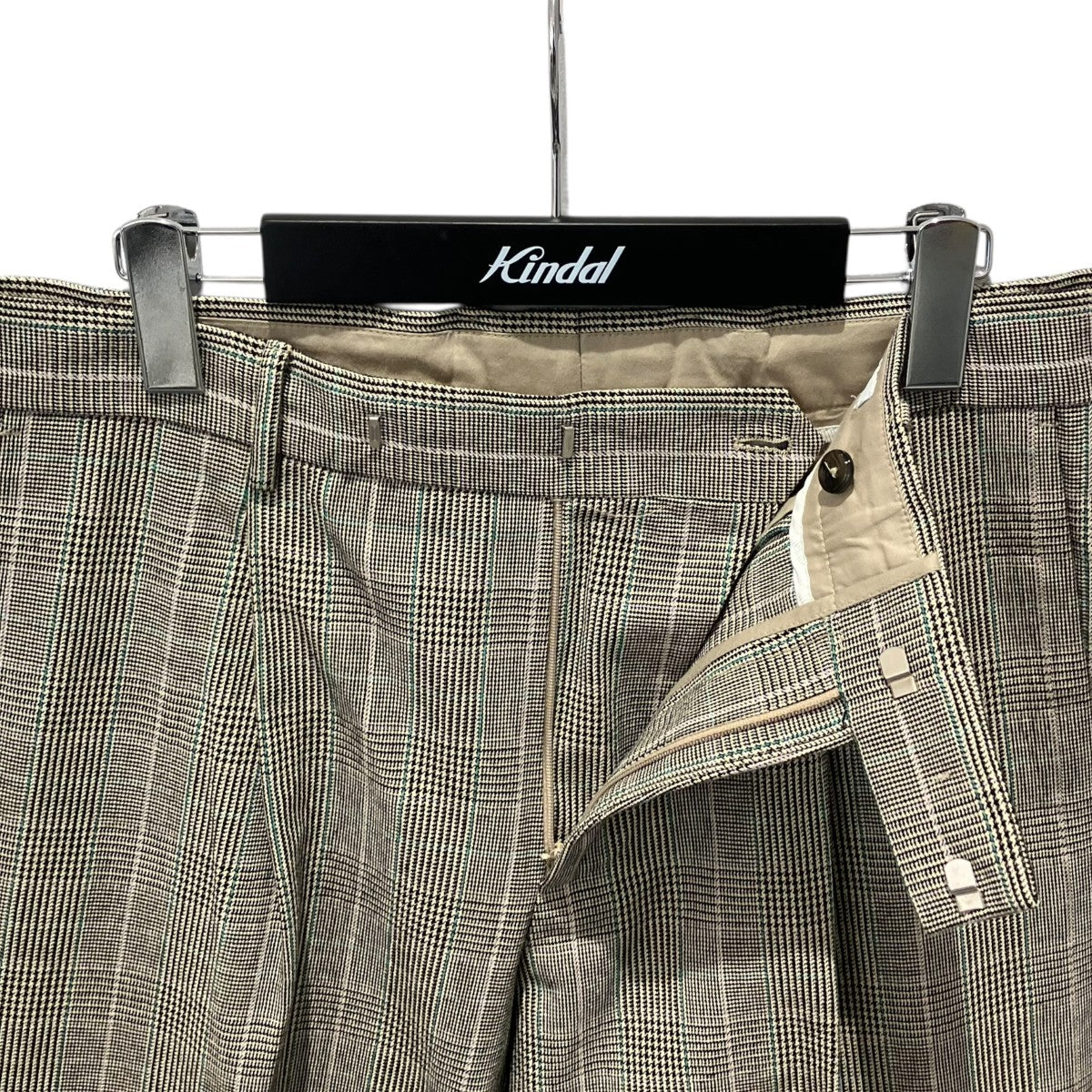 QUINDICI  グレンッチェックスラックス - Image 3