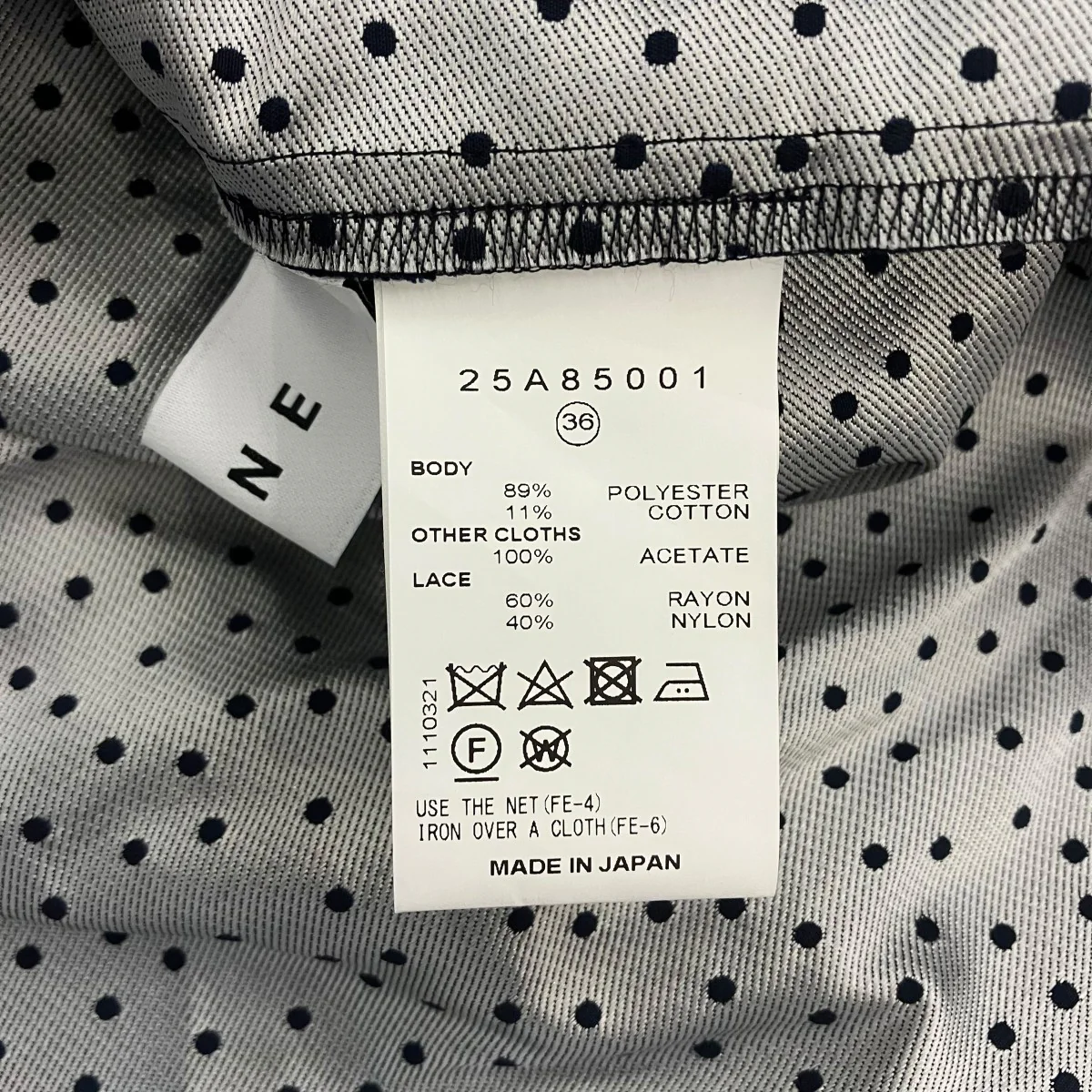 ワンピース25A85001 Dots Jacquard Dress - Image 5