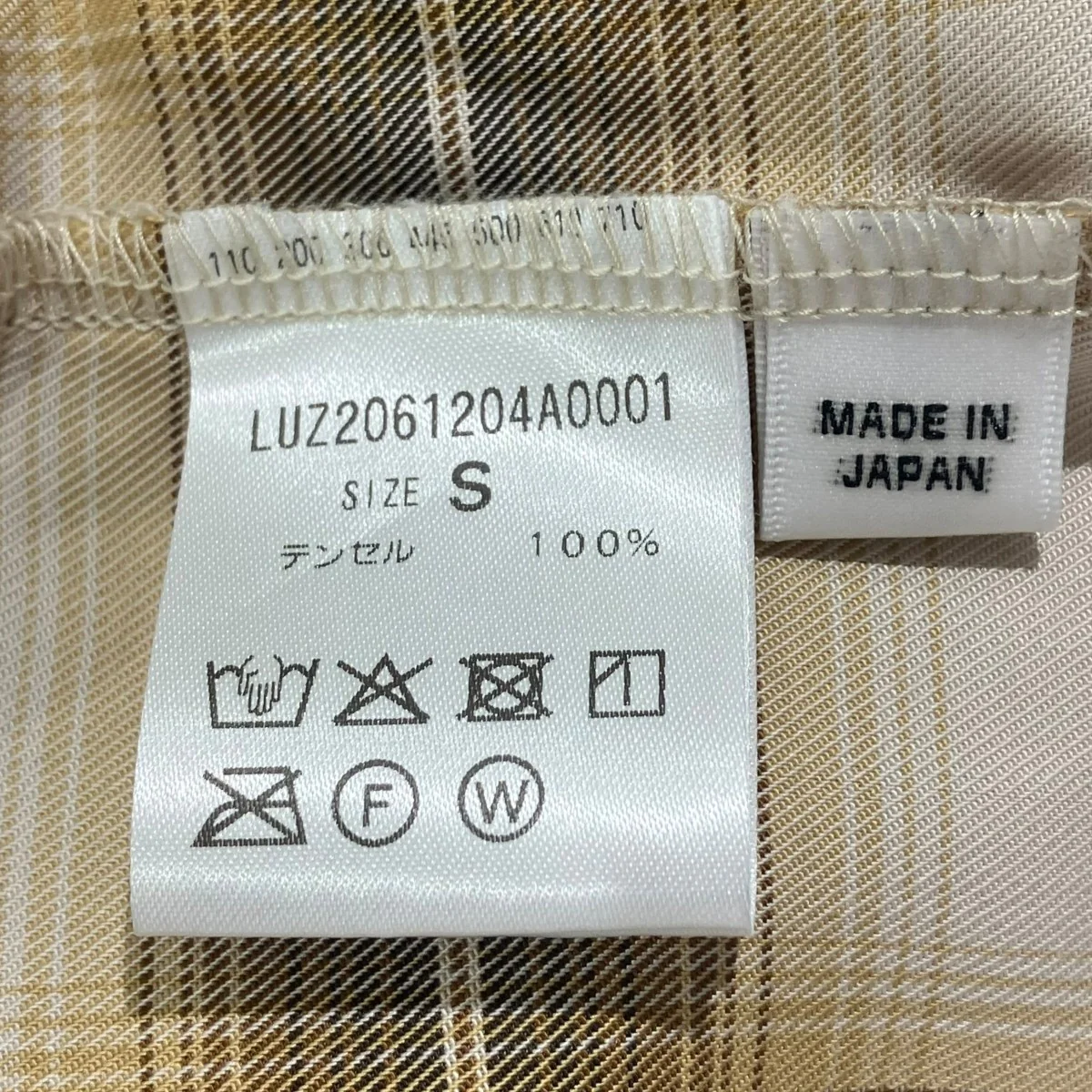 26SSオンブレーフードシャツチェックシャツLUZ2061204A0001 - Image 5