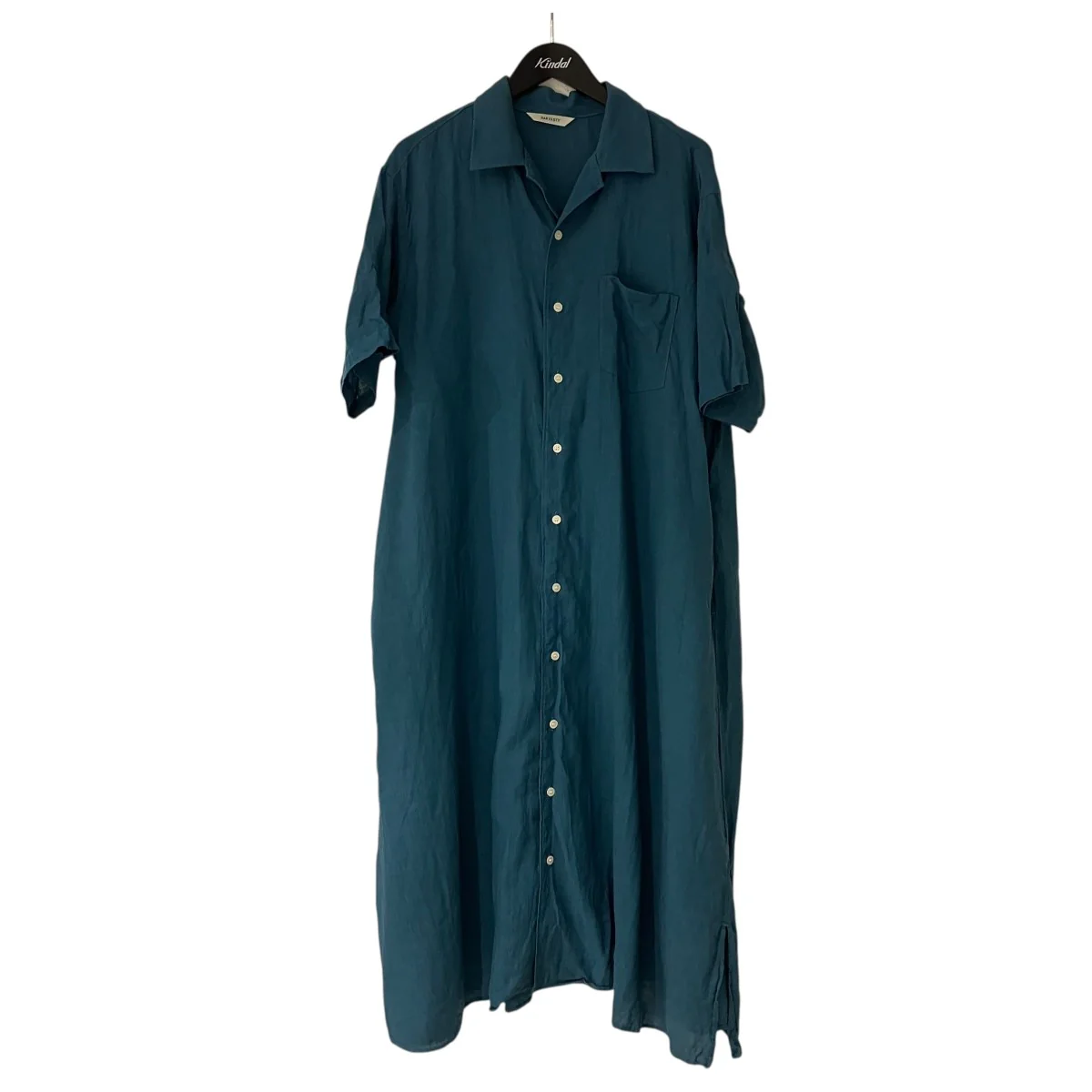 FRENCH LINEN S S SHIRTS ROBEシャツワンピースA42203-1