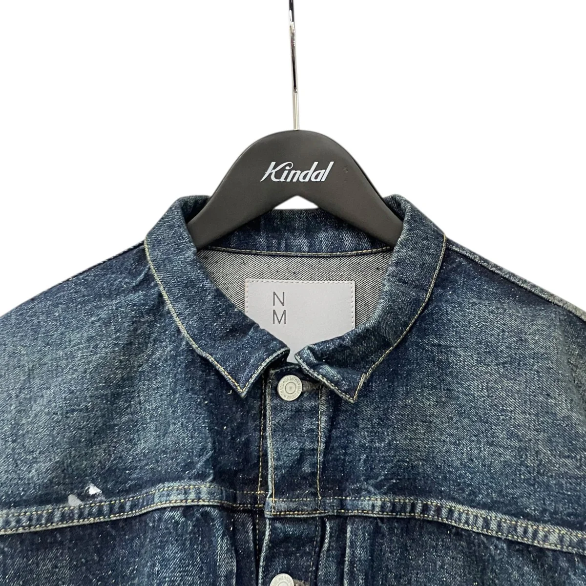 #001 T-BACK DENIM JACKET ペンキ加工デニムジャケット - Image 3