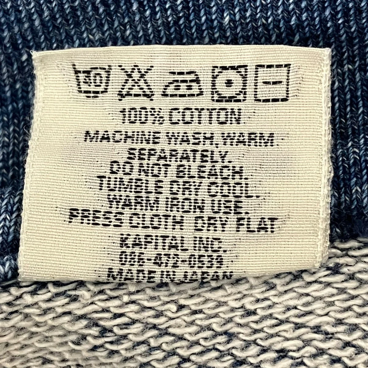 VINTAGE加工 ペイントスウェットデニムシャツ - Image 6