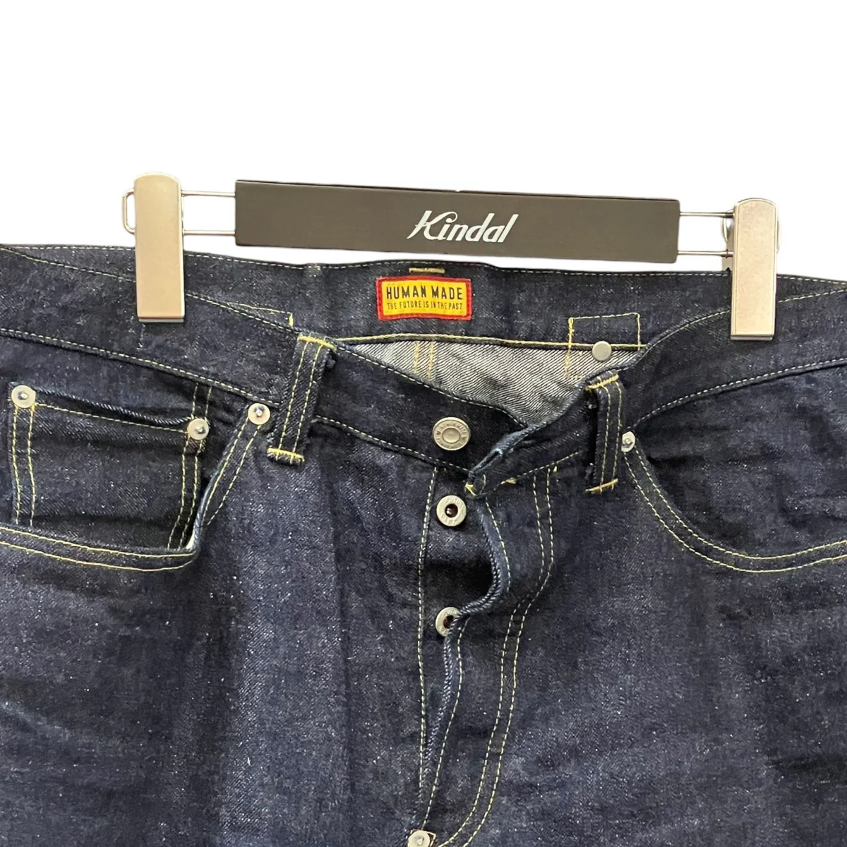 STRAIGHT DENIM PANTS PAST背面ハートタグ破れデニムパンツHM31PT001 - Image 3