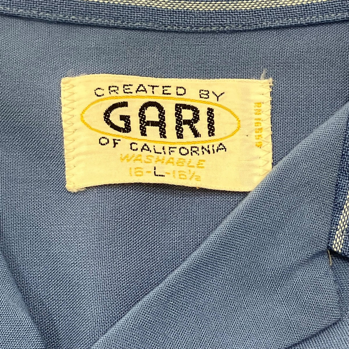 GARI レーヨンオープンカラーシャツ - Image 5