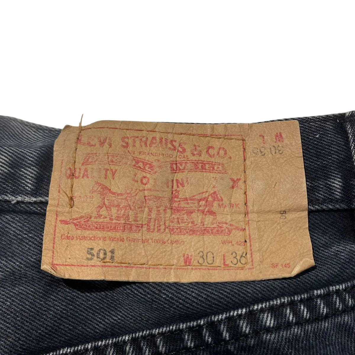 後染め USA製 ボタン裏524デニムパンツ501 - Image 6