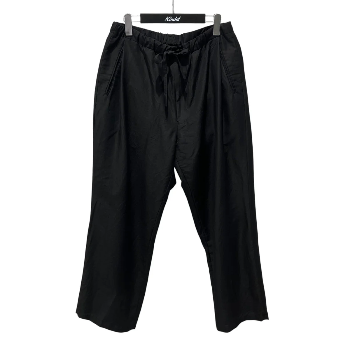 26SSWASHED WOOL SILK TWILL DRAWSTRING PANTSパンツUPT76-LA231-A