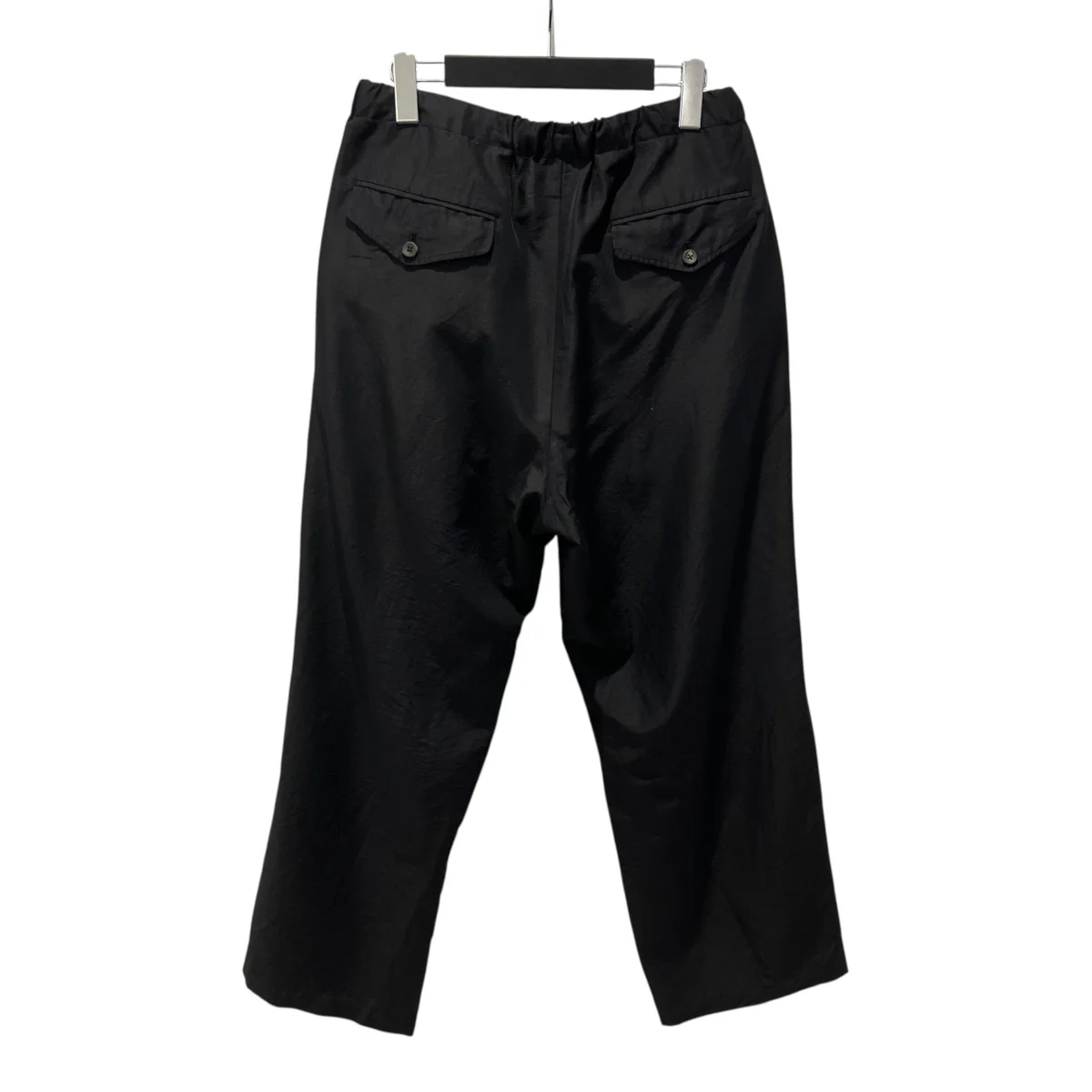26SSWASHED WOOL SILK TWILL DRAWSTRING PANTSパンツUPT76-LA231-A - Image 2