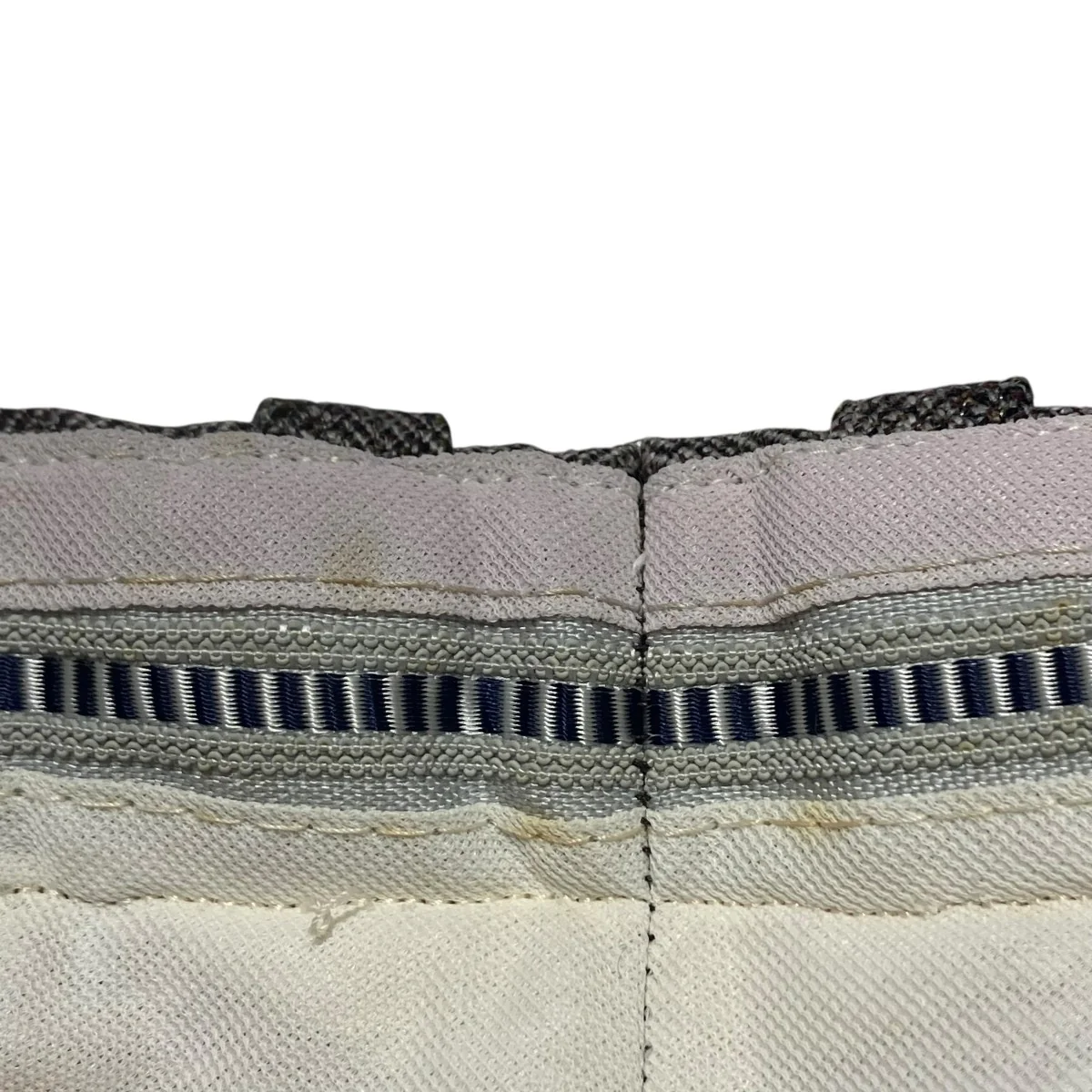 VINTAGE OPTI ZIP ヘリンボーンストライプトラウザースラックス - Image 7