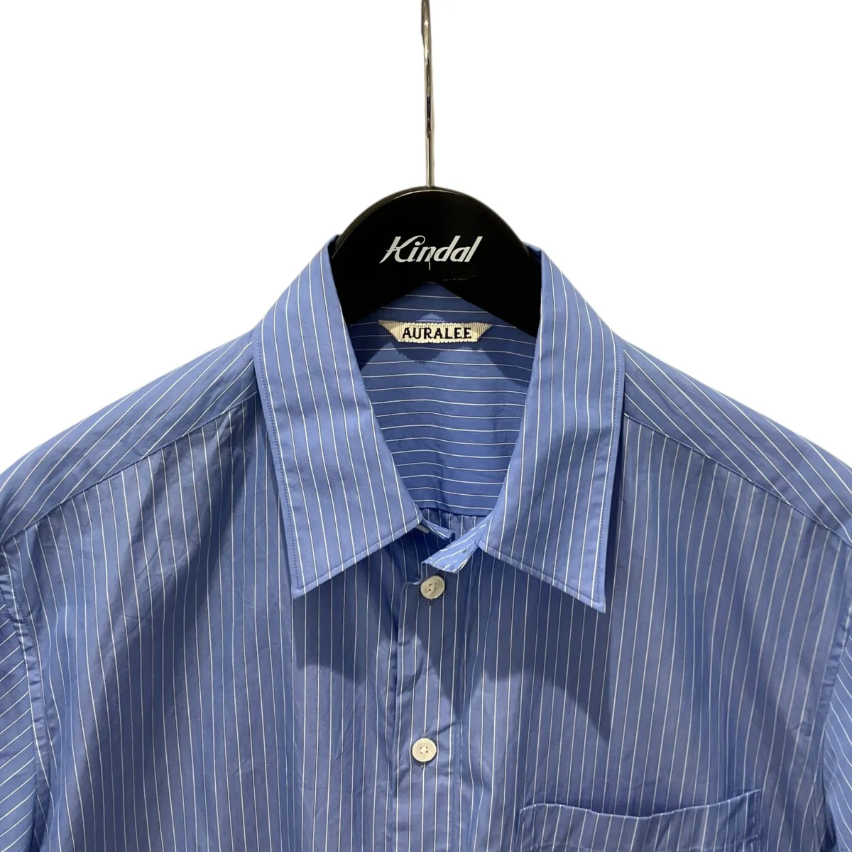 25SSSUVIN HIGH COUNT CLOTH STRIPE HALF SLEEVED SHIRT半袖シャツA25SS02SS - Image 3