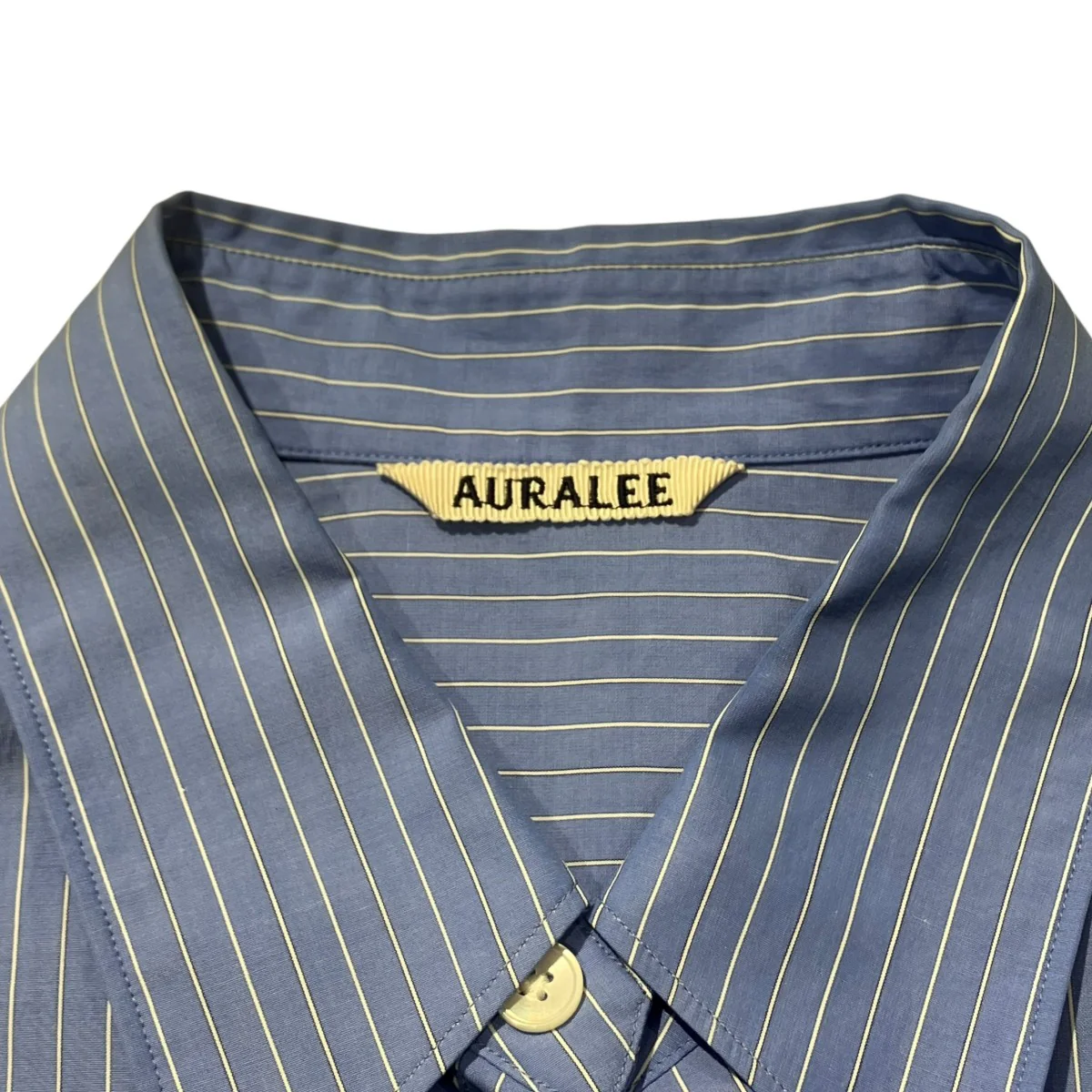 25SSSUVIN HIGH COUNT CLOTH STRIPE HALF SLEEVED SHIRT半袖シャツA25SS02SS - Image 6