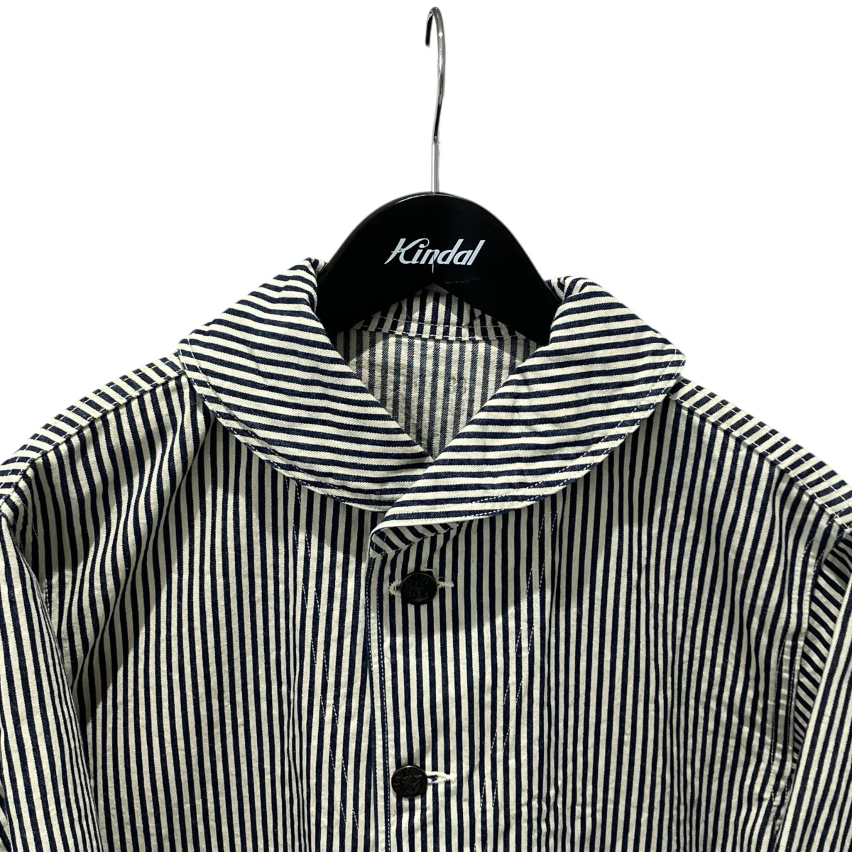 WWII HICKORY STRIPE WORK JACKETカバーオールBR12746 - Image 3