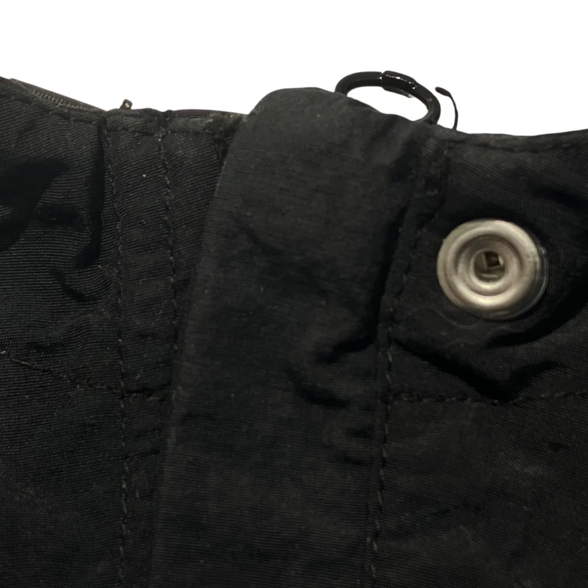 HOODED WINDBREAKER IN NYLON WITH GREY FOX HEAD PATナイロンパーカーLM02228WQ4019 - Image 9