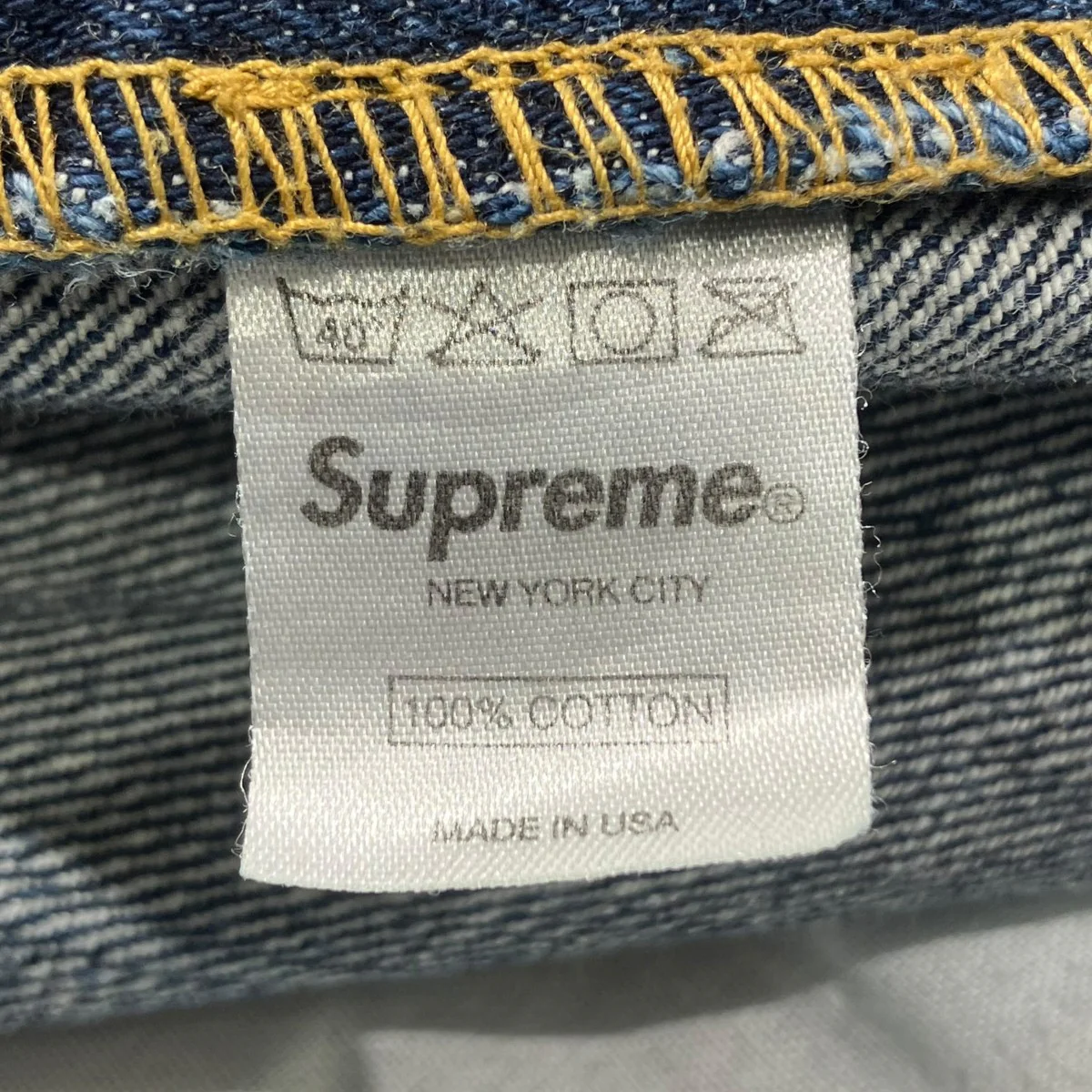 USA製 赤耳 セルビッジ ボタンフライデニムパンツ - Image 7