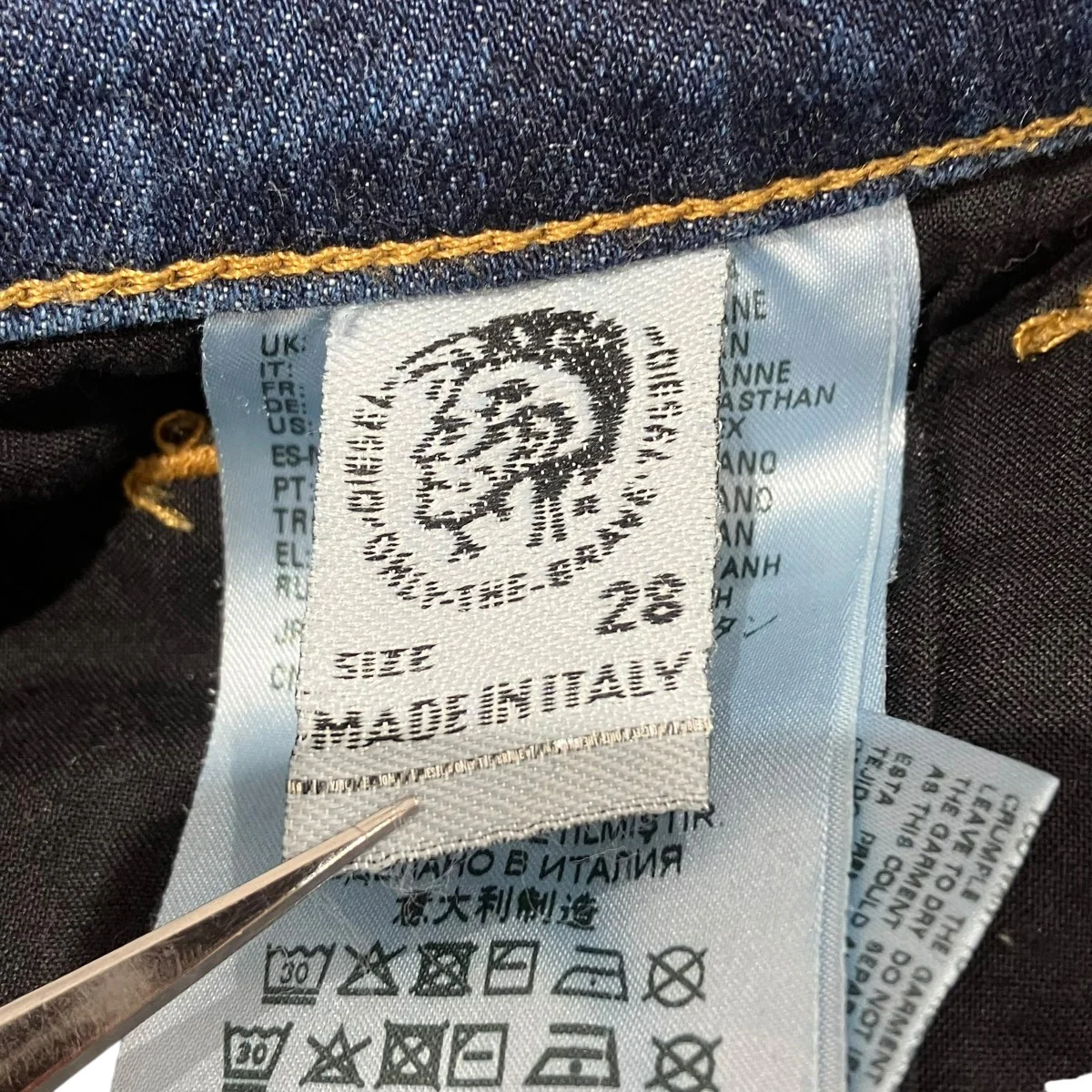 ダメージ加工ストレッチデニムデニムパンツD-VIDER - Image 6