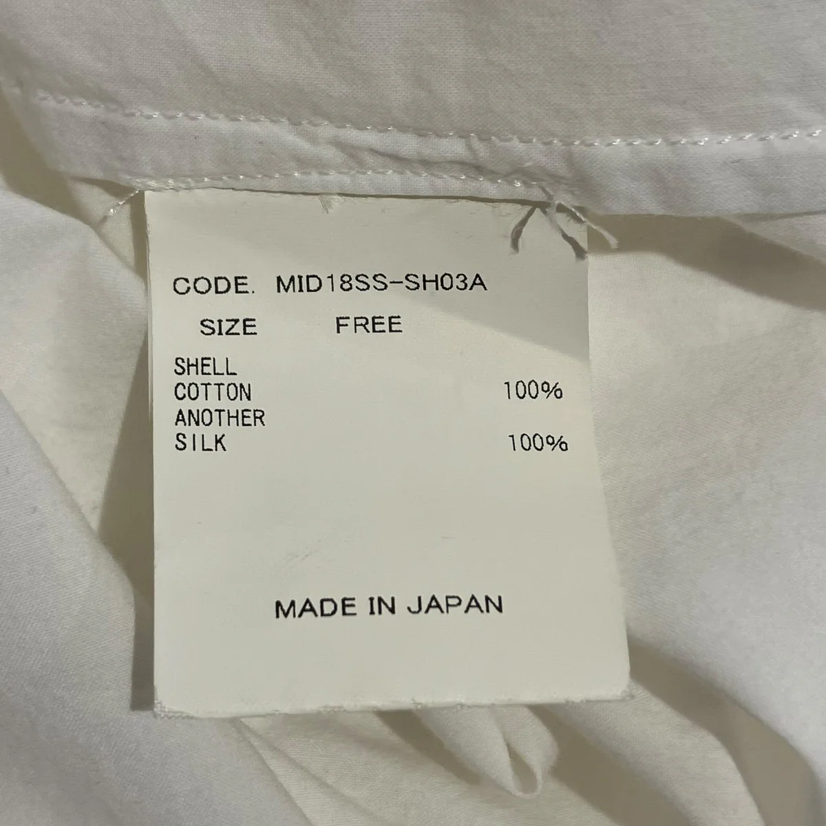MID18SS-SH03A長袖シャツ - Image 5