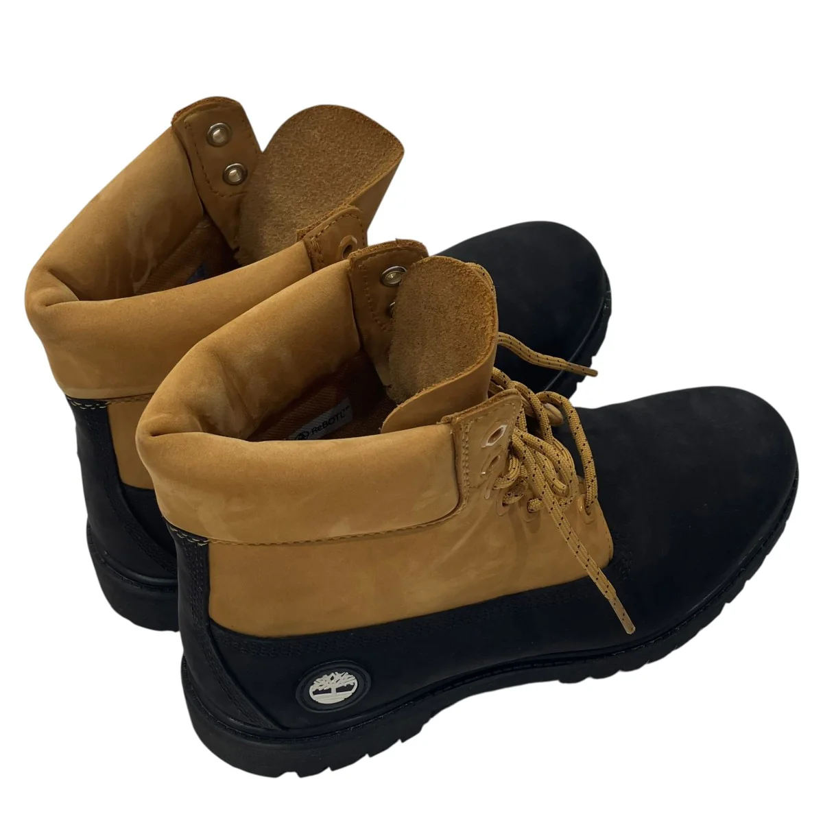 Timberland Premium 6inch Lace Up Waterproof Boots Black WheatブーツTB 0A2P6W - Image 2