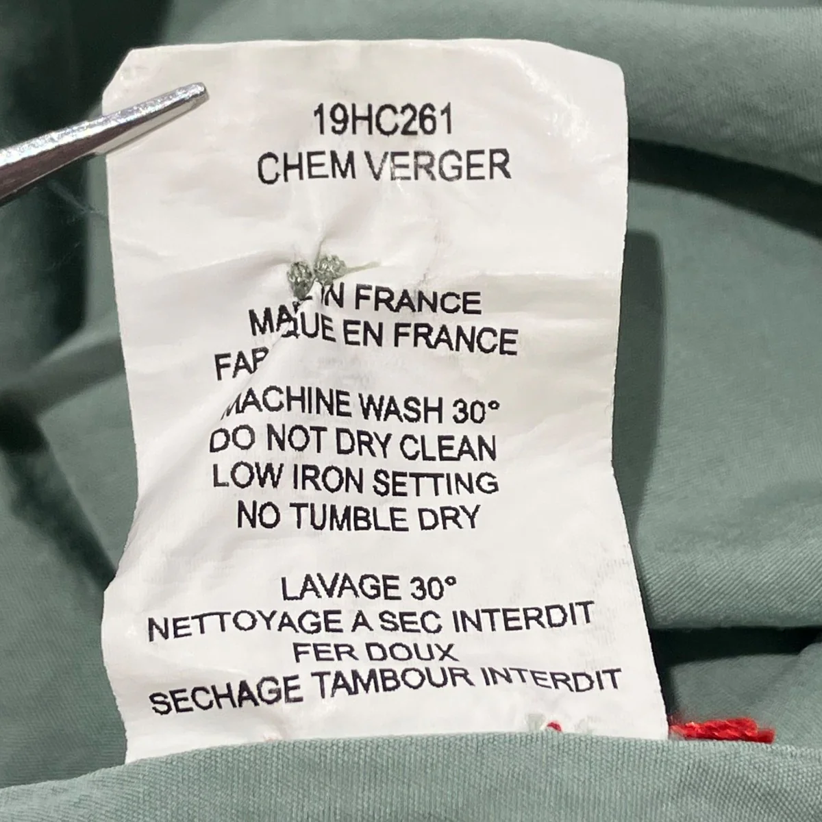 19HC261 VERGER SHIRTノーカラーシャツ - Image 6