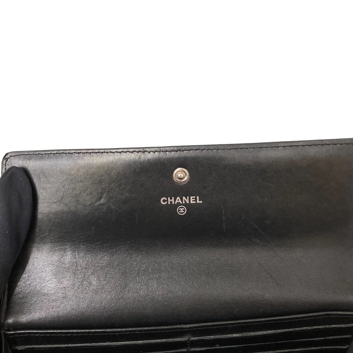 ボーイシャネル ロングフラップ ラムスキン長財布 - Image 7