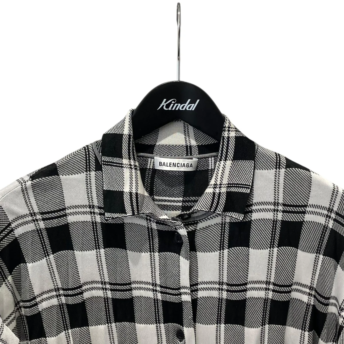 OVERSIZED PLAID BUTTON SHIRT半袖シャツ626192 - Image 3