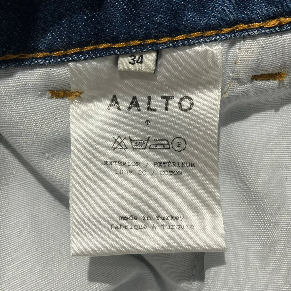 Classical Front Pleat Denimデニムパンツ - Image 6