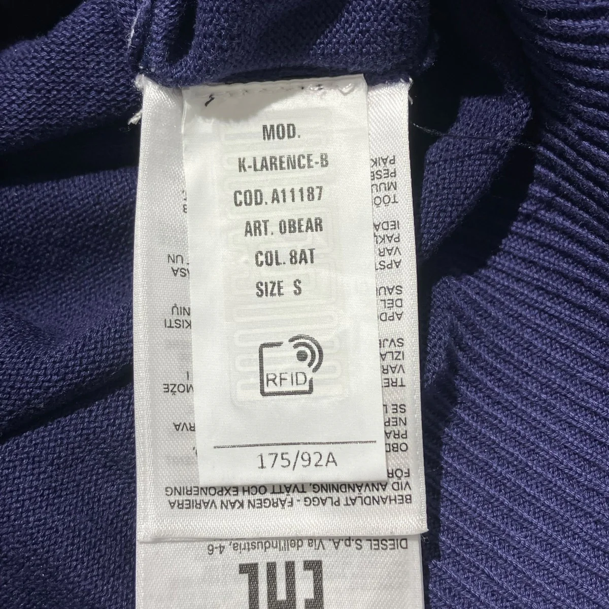 24SSK-LARENCE-B KNITWEAR長袖カットソーA11187 - Image 5
