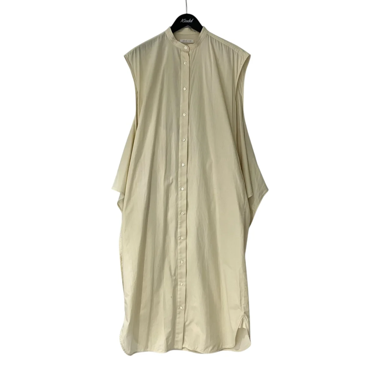 WRAP DRESS SHIRT COTTONノースリーブワンピースSS24-DR01-104