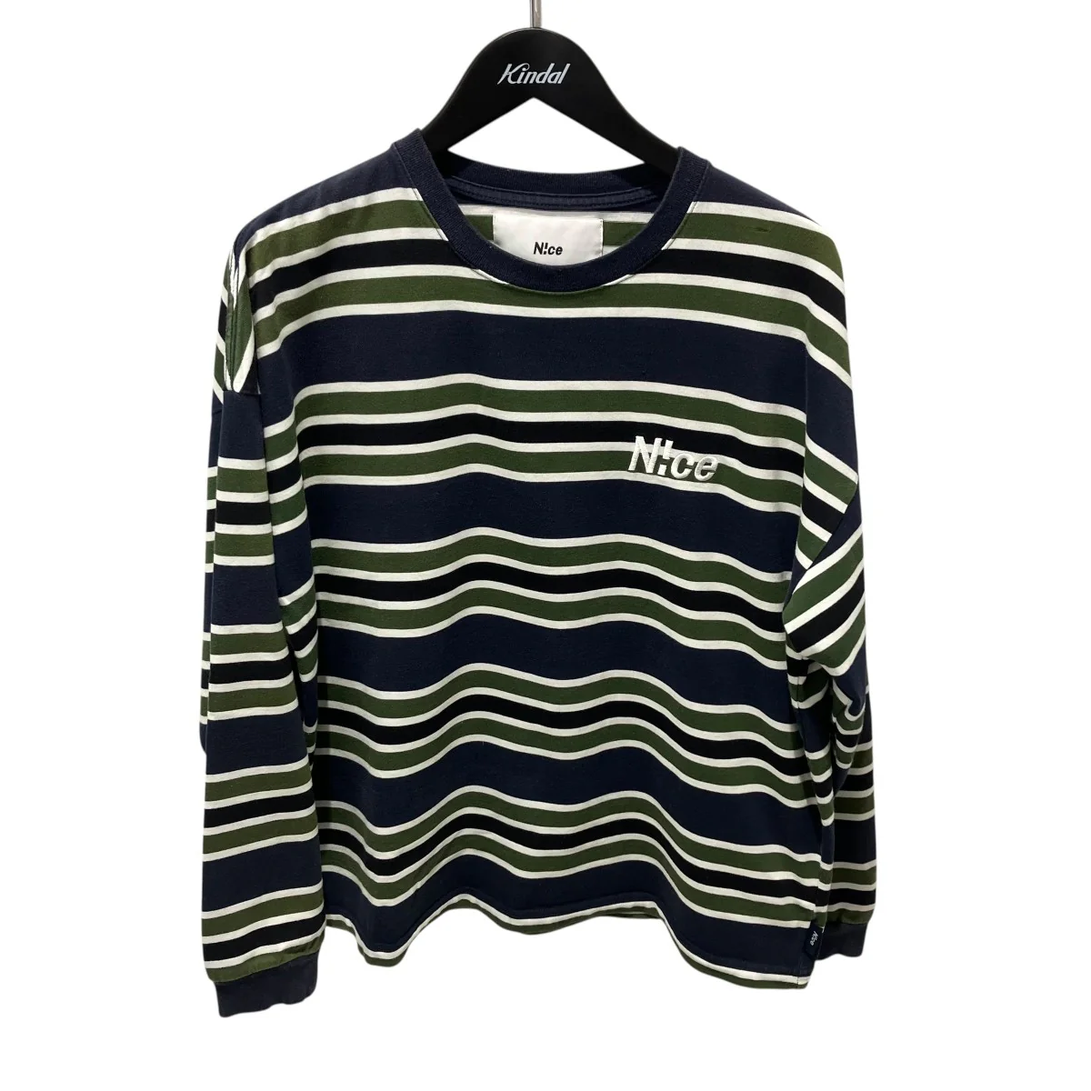 N!ce border long tee ボーダーロンT長袖カットソーNC-CT06