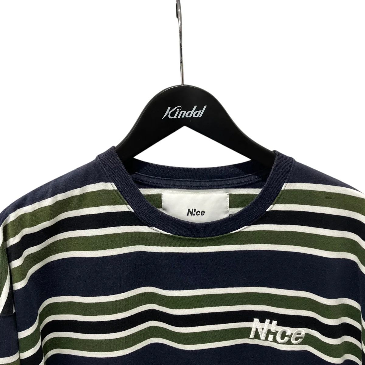 N!ce border long tee ボーダーロンT長袖カットソーNC-CT06 - Image 3