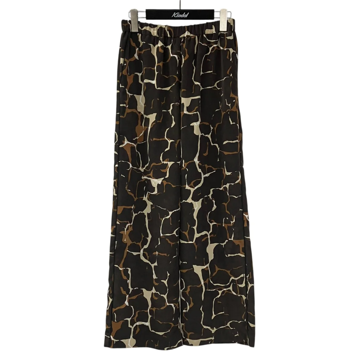 giraffe patternドロストパンツイージーパンツ