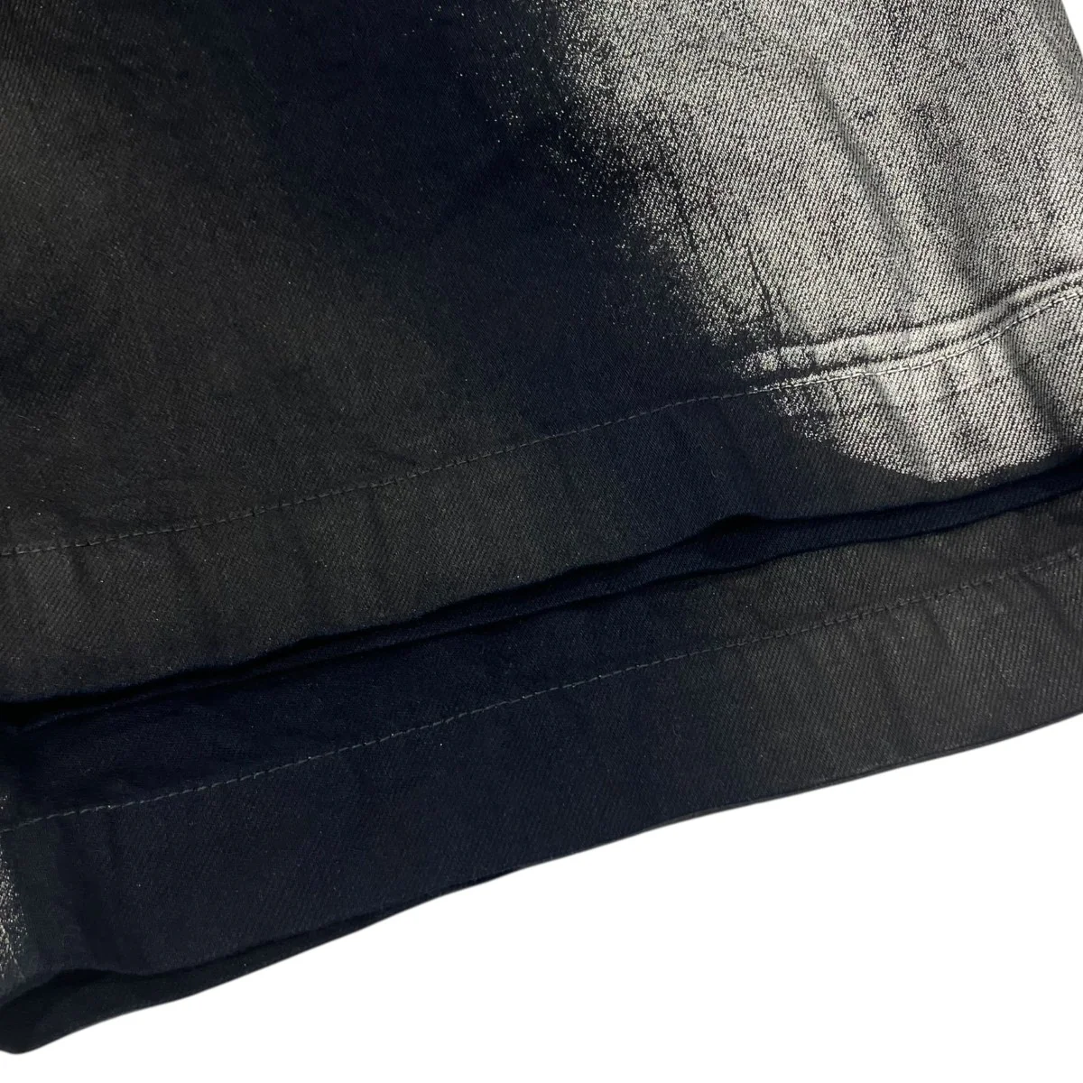 26SS8OZ DENIM FOIL PRINT SALOPETTE PANTSデニムオーバーオールYK-D04-006 - Image 4