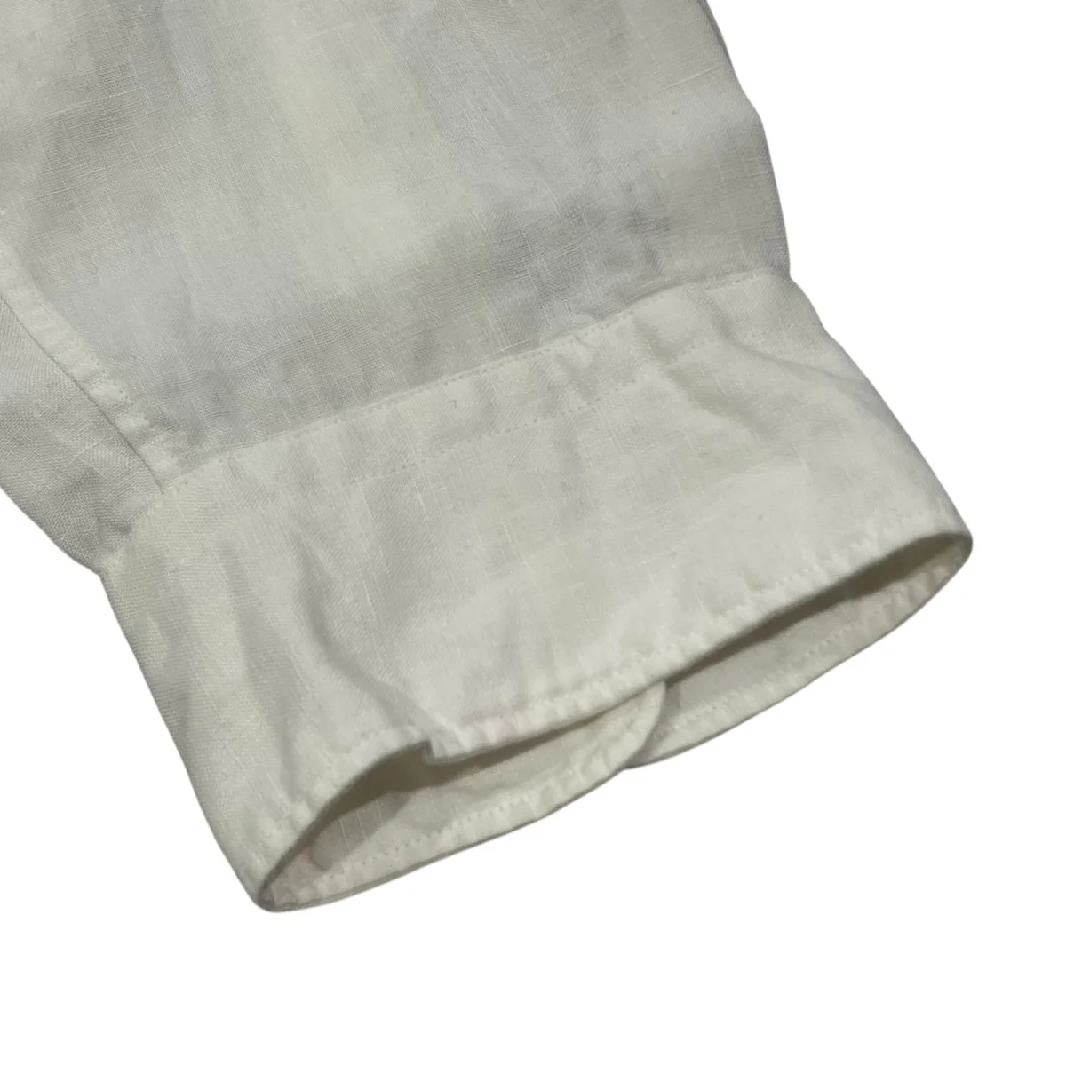 長袖シャツGM222-50008 Linen L/S Oversized Band Collar Shirt - Image 4