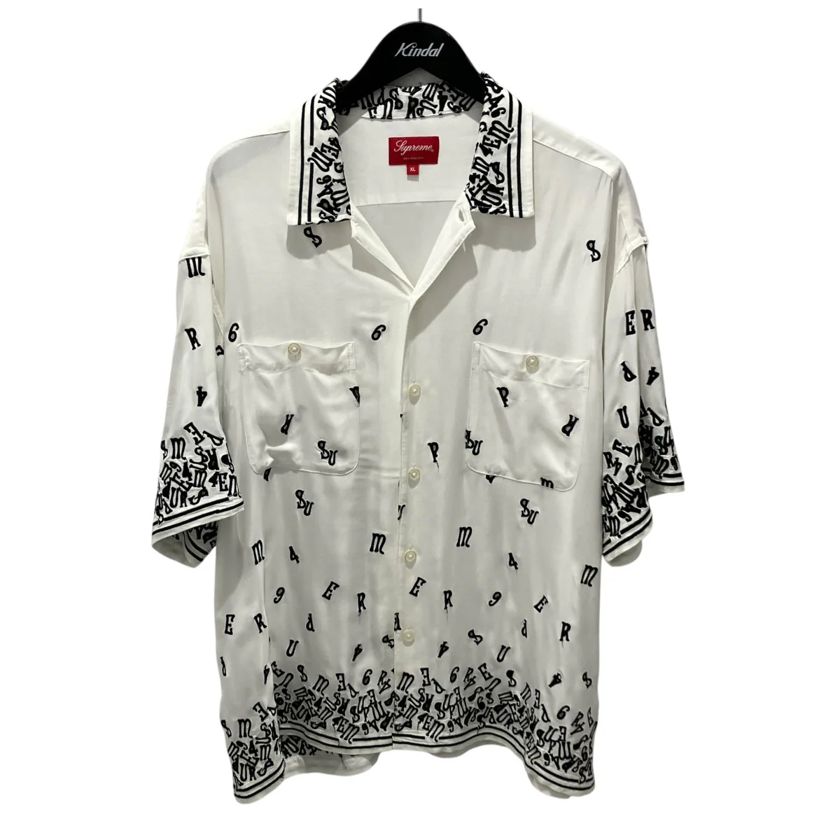 23SSNouveau Embroidered S S Shirt半袖シャツ