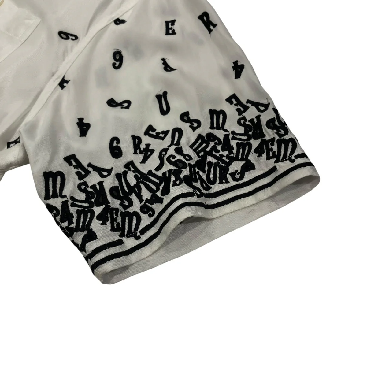 23SSNouveau Embroidered S S Shirt半袖シャツ - Image 4