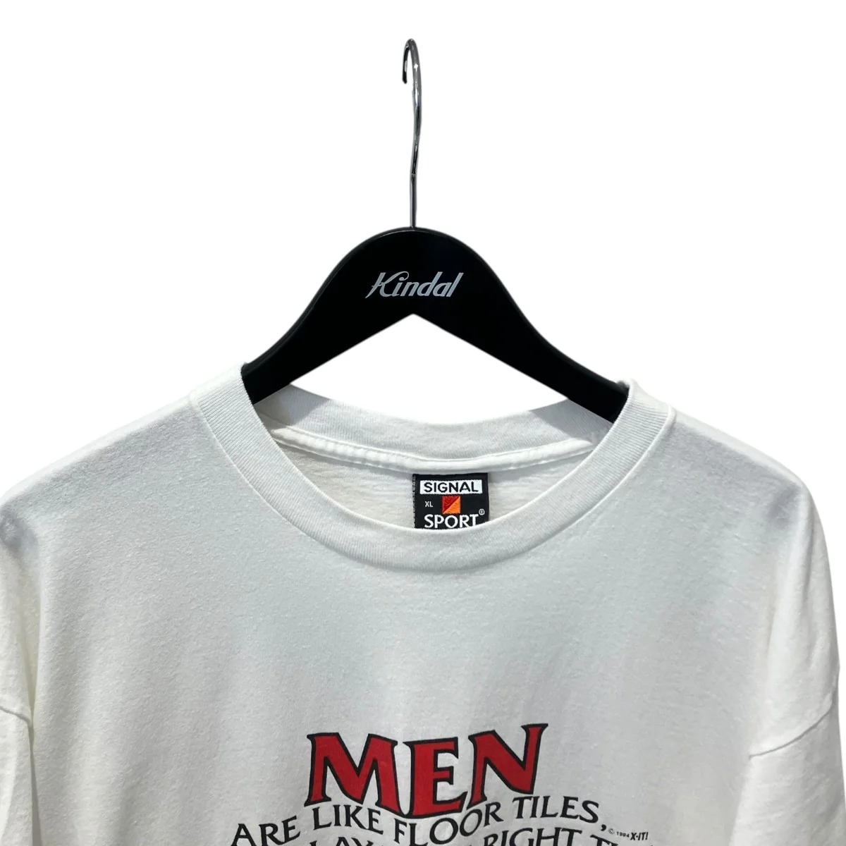 90s MEN FLOORプリントTシャツ - Image 3