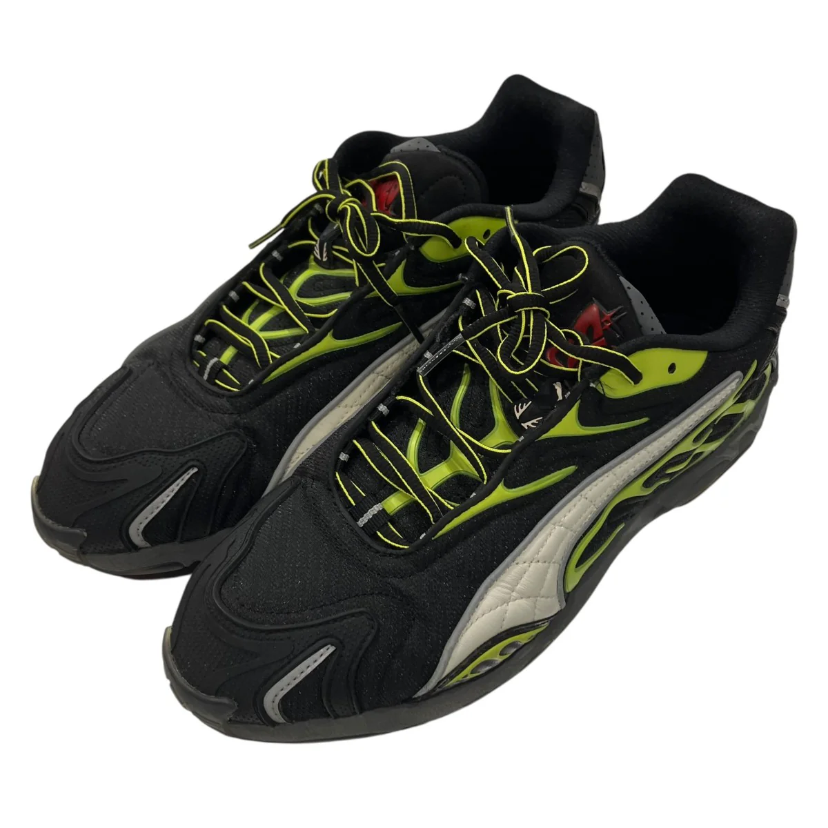 INHALE MESH PUMA BLACK-WARM WHITE-LIME Pローカットスニーカー402459-01